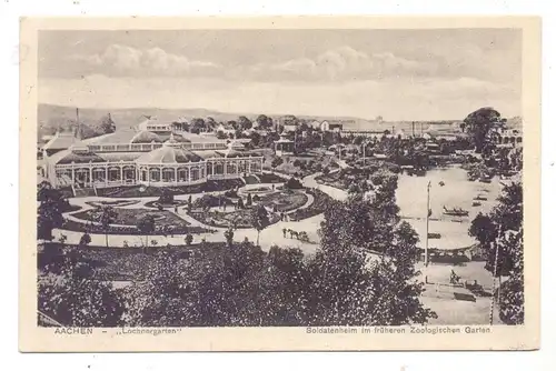5100 AACHEN, Soldatenheim im früheren Zoologischen Garten, 1916