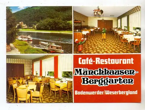 3452 BODENWERDER, Cafe-Restaurant Münchhausen-Berggarten