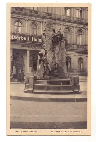 5100 AACHEN, Baakauf Denkmal