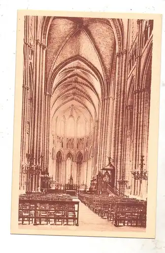 F 77100 MEAUX, la Cathedrale, Interieur