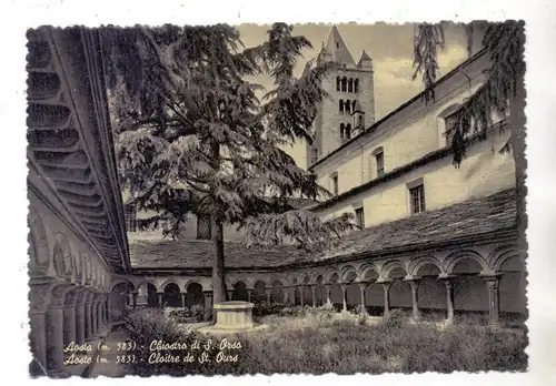 I 11100 AOSTA, Chiostro di S. Orso