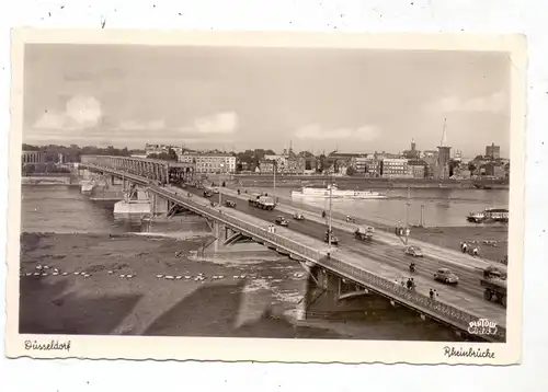 4000 DÜSSELDORF, Rheinbrücke, 1952