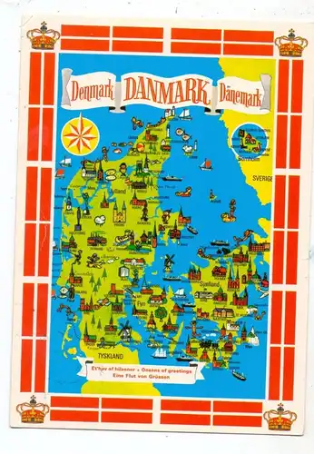 LANDKARTEN / MAPS - DÄNEMARK