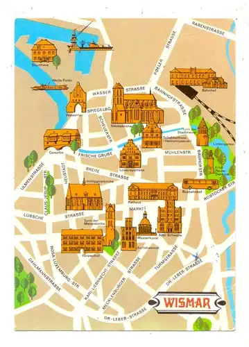 LANDKARTEN / MAPS - WISMAR