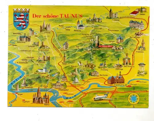 LANDKARTEN / MAPS - TAUNUS