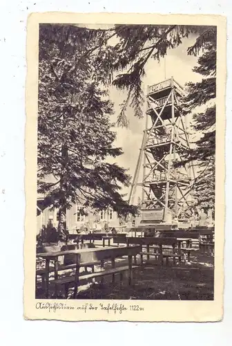 BÖHMEN & MÄHREN - NEUSTADT an der Tafelfichte / NOVE MESTO POD SMRKEM, Aussichtsturm auf der Tafelfichte
