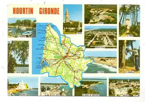 LANDKARTEN / MAPS - F HOURTIN GIRONDE