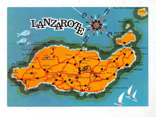 LANDKARTEN / MAPS - LANZAROTE