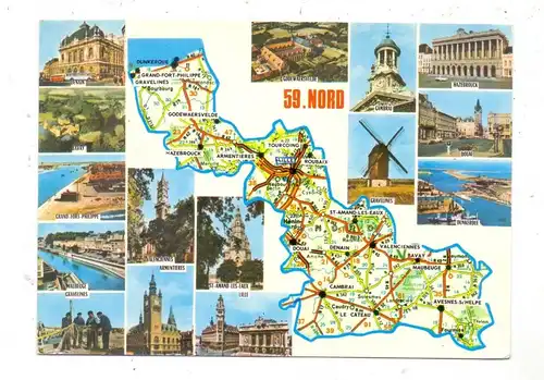 LANDKARTEN / MAPS - F 59 NORD