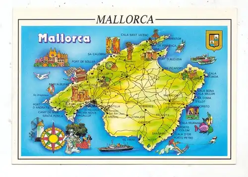 LANDKARTEN / MAPS - MALLORCA
