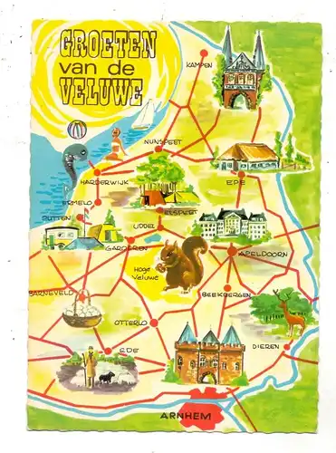 LANDKARTEN / MAPS - VELUWE