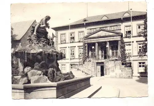 4930 DETMOLD, Rathaus mit Donopbrunnen, DDR-Frankatur