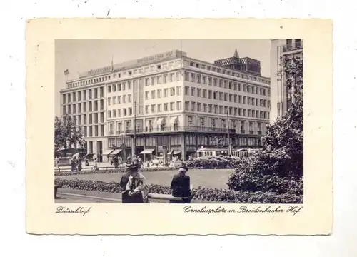 4000 DÜSSELDORF, Corneliusplatz und Breidenbacher Hof, 1956