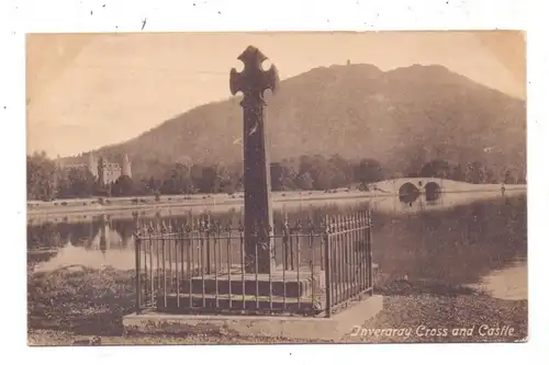 ARGYLLSHIRE - INVERARAY, Cross and Castle