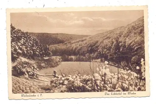 6292 WEILMÜNSTER, Lichtertal im Winter, 193..