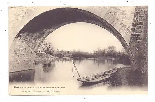 F 44000 NANTES, Environs, Sous le Pont de Monnieres