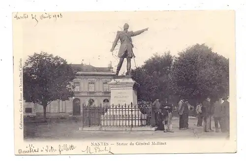 F 44000 NANTES, Statue du General Mellinet, 1903