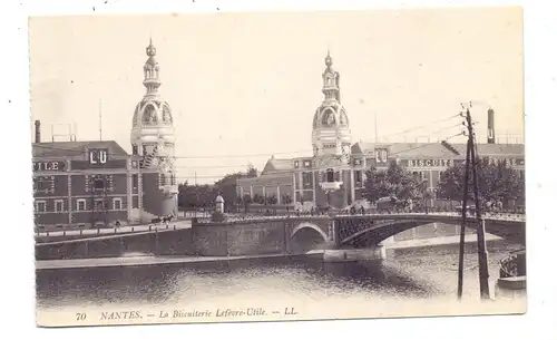 F 44000 NANTES, Le Biscuiterie Lefevre-Utile, Louis Levy, No. 70