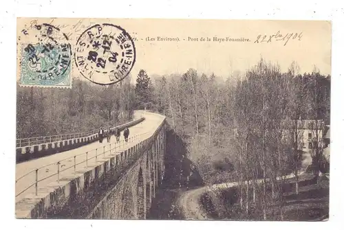 F 44000 NANTES, Les Environs, Pont de la Haye-Fouassiere, 1904
