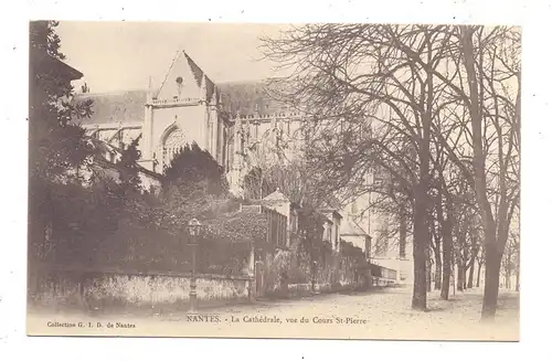 F 44000 NANTES, La Cathedrale, vue du Cours St.Pierre
