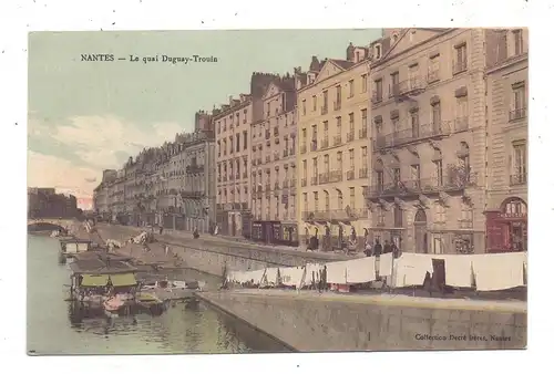 F 44000 NANTES, Le quai Duguay-Trouin