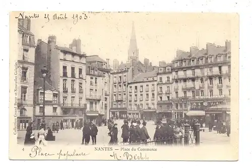F 44000 NANTES, Place du Commerce, 1903