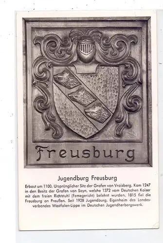 5242 KIRCHEN - FREUSBURG, Wappen, Jugendburg,