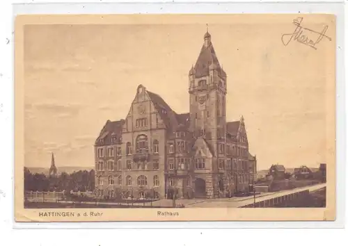 4320 HATTINGEN, Rathaus, 1926