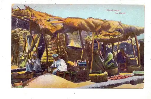 SUDAN - OMDURMAN, The Market, 1911