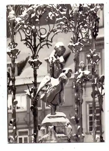3400 GÖTTINGEN, Gänseliesel im Schnee
