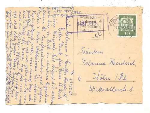 8481 SCHIRMITZ - PIRK, Postgeschichte, Landpoststempel 1962