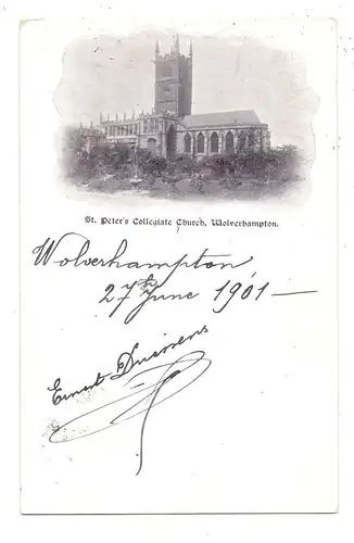 UK - ENGLAND - STAFFORDSHIRE - WOLVERHAMPTON, St. Peter's Collegiate Church, 1901