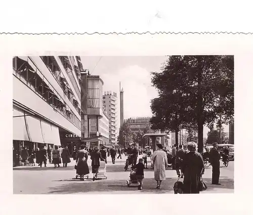 ROTTERDAM, Coolsingel Boulevard, 1956