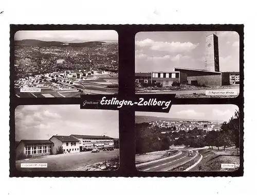 7300 ESSLINGEN - ZOLLBERG, Schule, Jugendherberge, Kirche, Zollberg