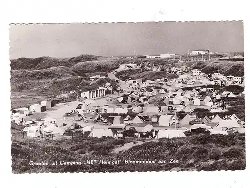 BLOEMENDAAL aan Zee, Camping Het Helmgat, 1959