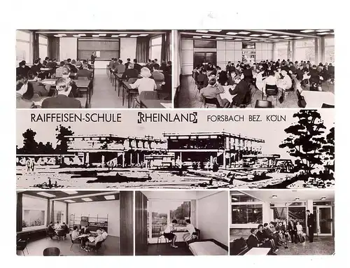 5064 RÖSRATH - FORSBACH, Raiffeisen - Schule Rheinland, 1967