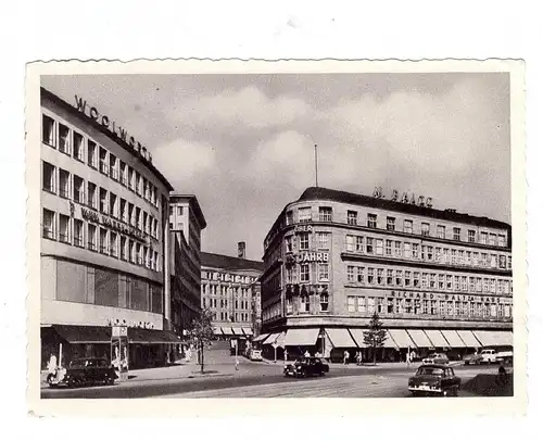 4630 BOCHUM, Massenbergstrasse, Woolworth, Baltza-Haus, 1960