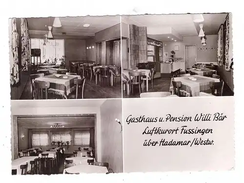 6251 WALDBRUNN - FUSSINGEN, Gasthaus Willi Bär, 1962