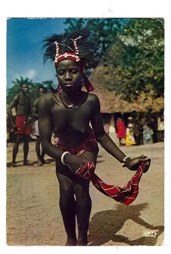 SENEGAL - Dancing girl with a carf