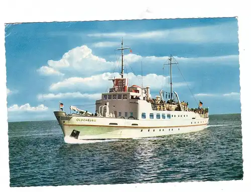 2946 WANGEROOGE, Fährschiff MS "OLDENBURG", 1964