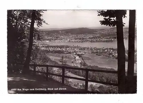 CH 8000 ZÜRICH ZH, Am Wege zm Uetliberg, 195...