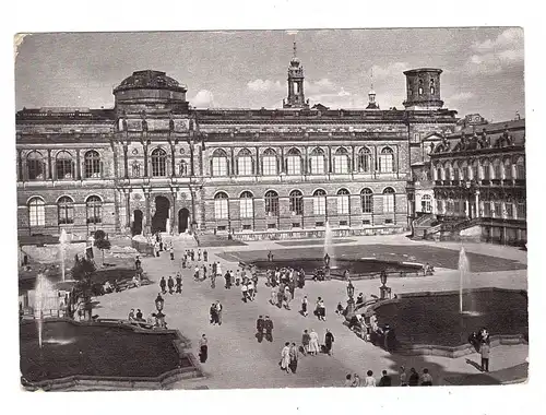 0-8000 DRESDEN, Zwinger, Sempergalerie, Landpoststempel "Altfranken (Kr. Dresden)", 1961, Brfm. fehlt