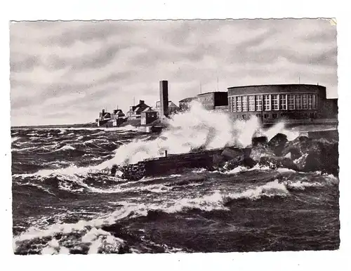 2940 WILHELMSHAVEN, Strandhalle bei Sturmflut, 1965