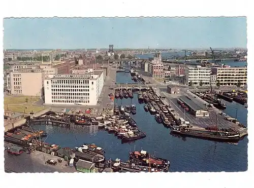 ROTTERDAM, Gezicht op het Centrum, Binnenschiffe