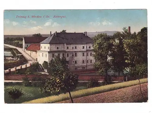 0-9623 LANGENBERNSDORF - TRÜNZIG, Rittergut