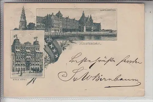 AMSTERDAM, Lithographie 1896