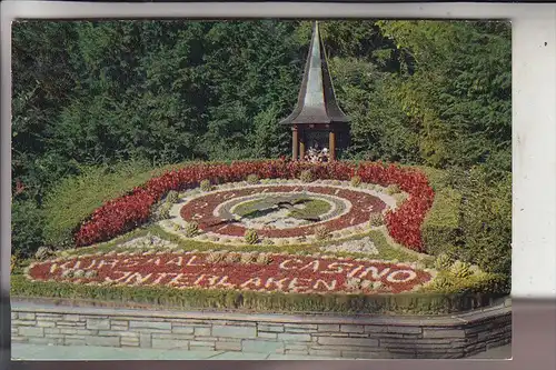 BLUMENUHR / Flower Clock / Horloge Fleurie / Bloem Klok / Reloj de Flores / Fiore Orologio - INTERLAKEN / CH