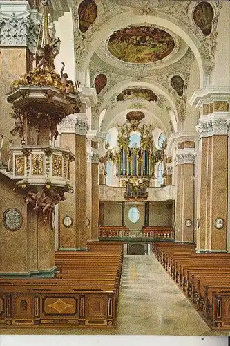 MUSIK - KIRCHENORGEL / Orgue / Organ / Organo - FÜSSEN, Stadtpfarrkirche Sankt Mang
