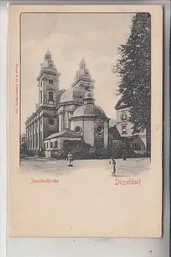 4000 DÜSSELDORF, Jesuitenkirche, ca. 1905 - Stengel-Dresden
