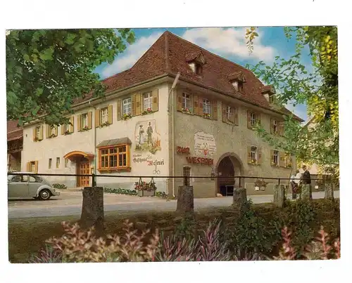 7842 KANDERN, Gasthaus zur Weserei, 1968